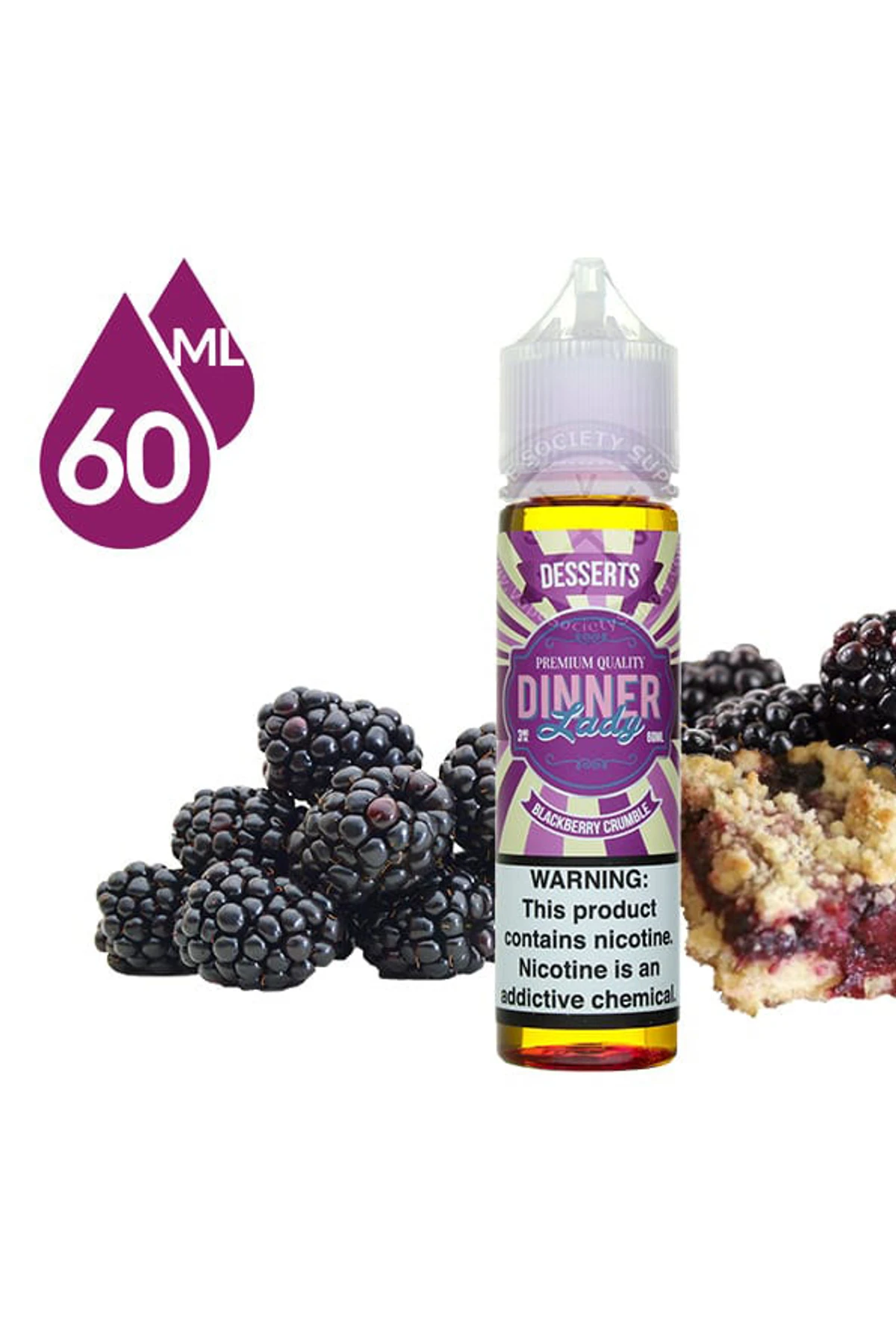 Dinner Lady - Blackberry Crumble (60ML)