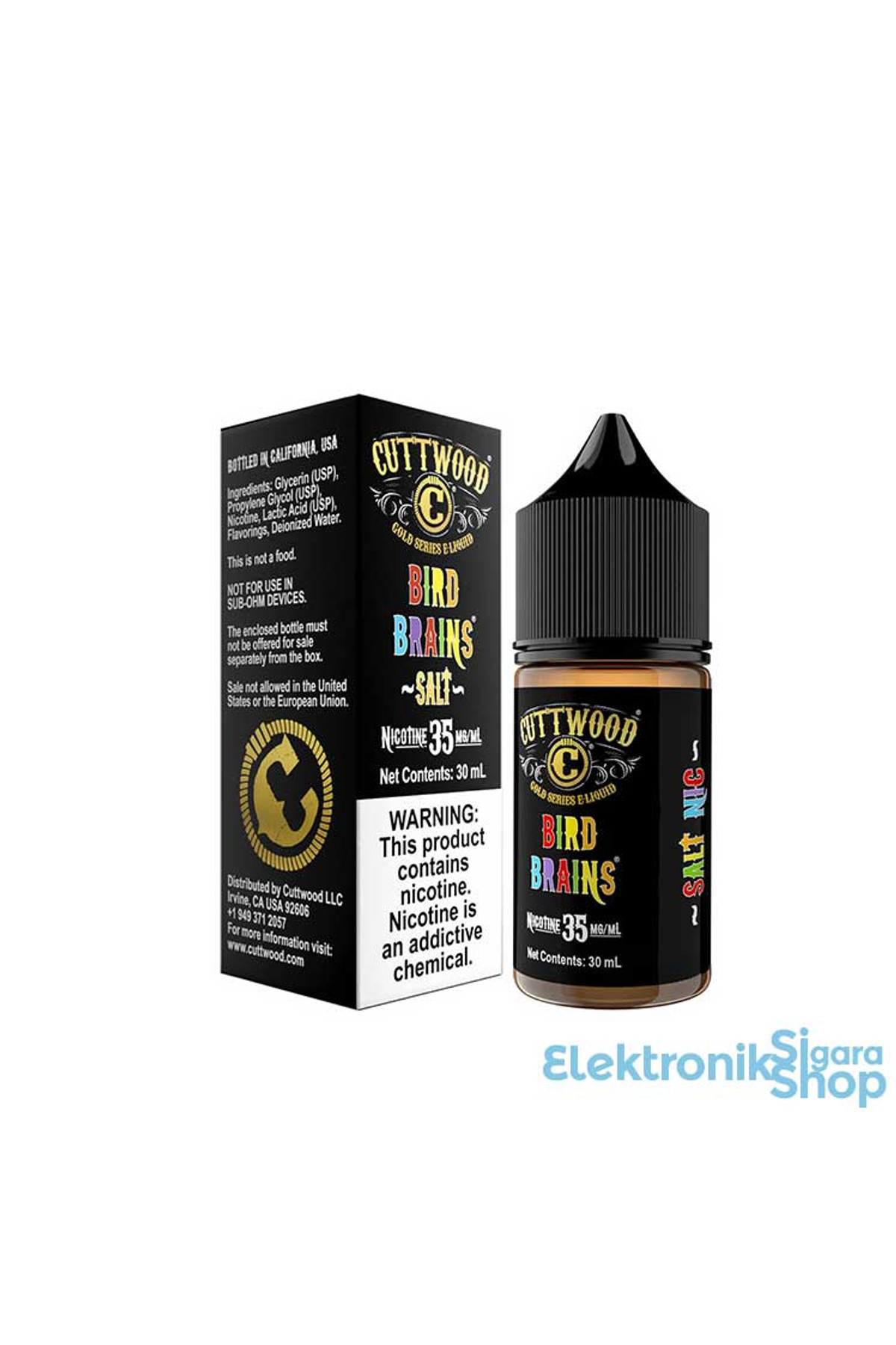 CuttWood - Bird Brains Salt Likit (30ML)