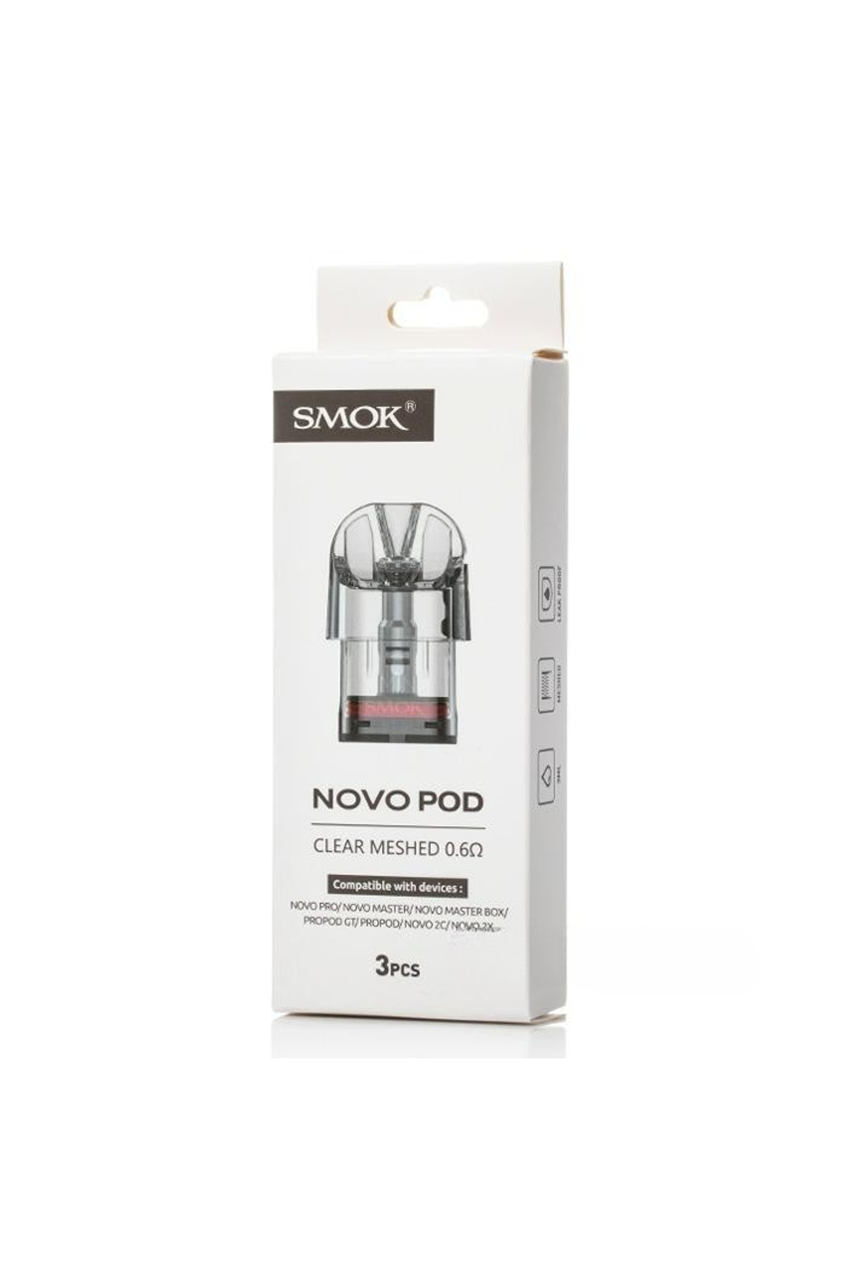 Smok Novo Pod Clear - Novo Kartuş (3 Adet)