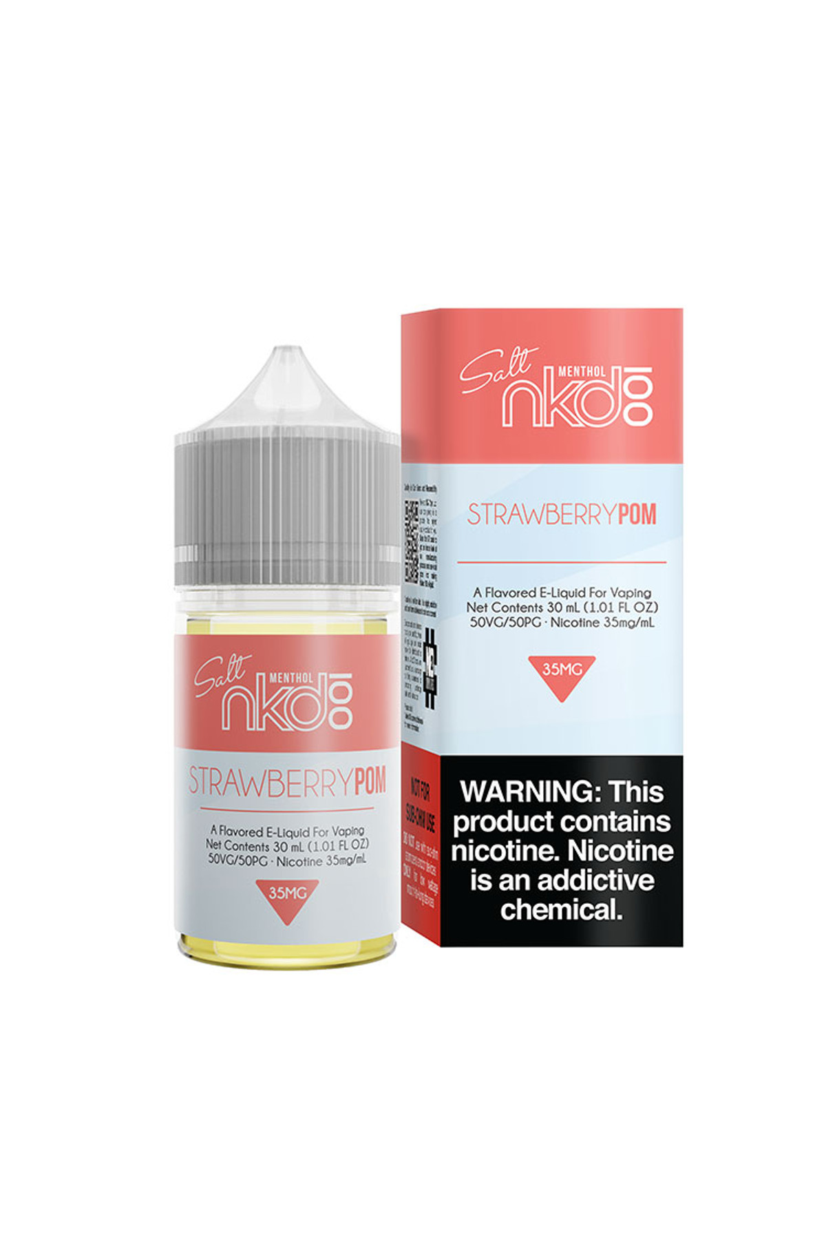 Naked 100 Salt - Strawberry Pom (30ML) Salt Likit