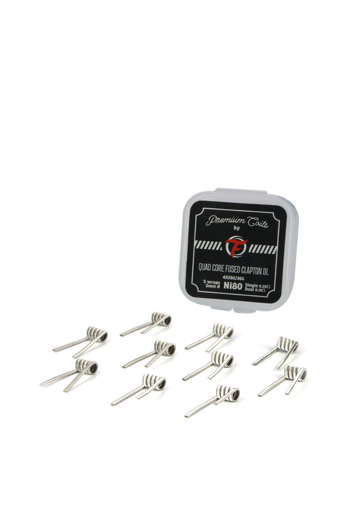 Fumytech Quad Core Fused Clapton DL Ni80 0.20oHm (10 Adet Hazır Tel)