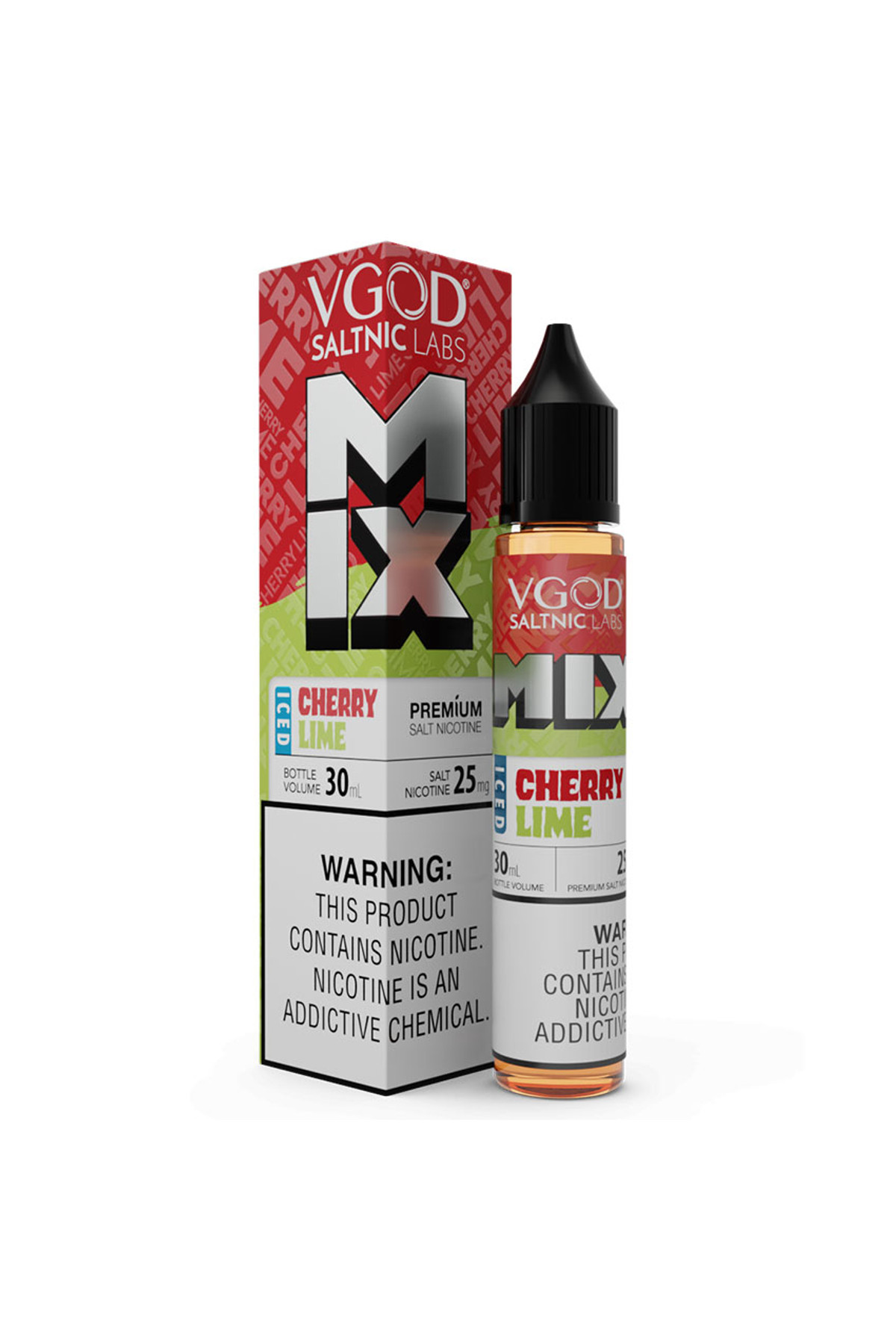 VGOD SaltNic - Cherry Lime Mix Iced Salt Likit (30ML)