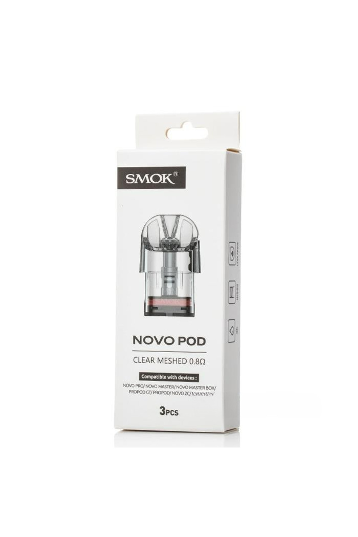 Smok Novo Pod Clear - Novo Kartuş (3 Adet)