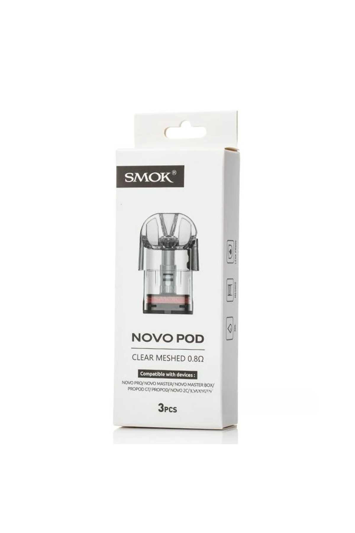 Smok Novo Pod Clear - Novo Kartuş (3 Adet)