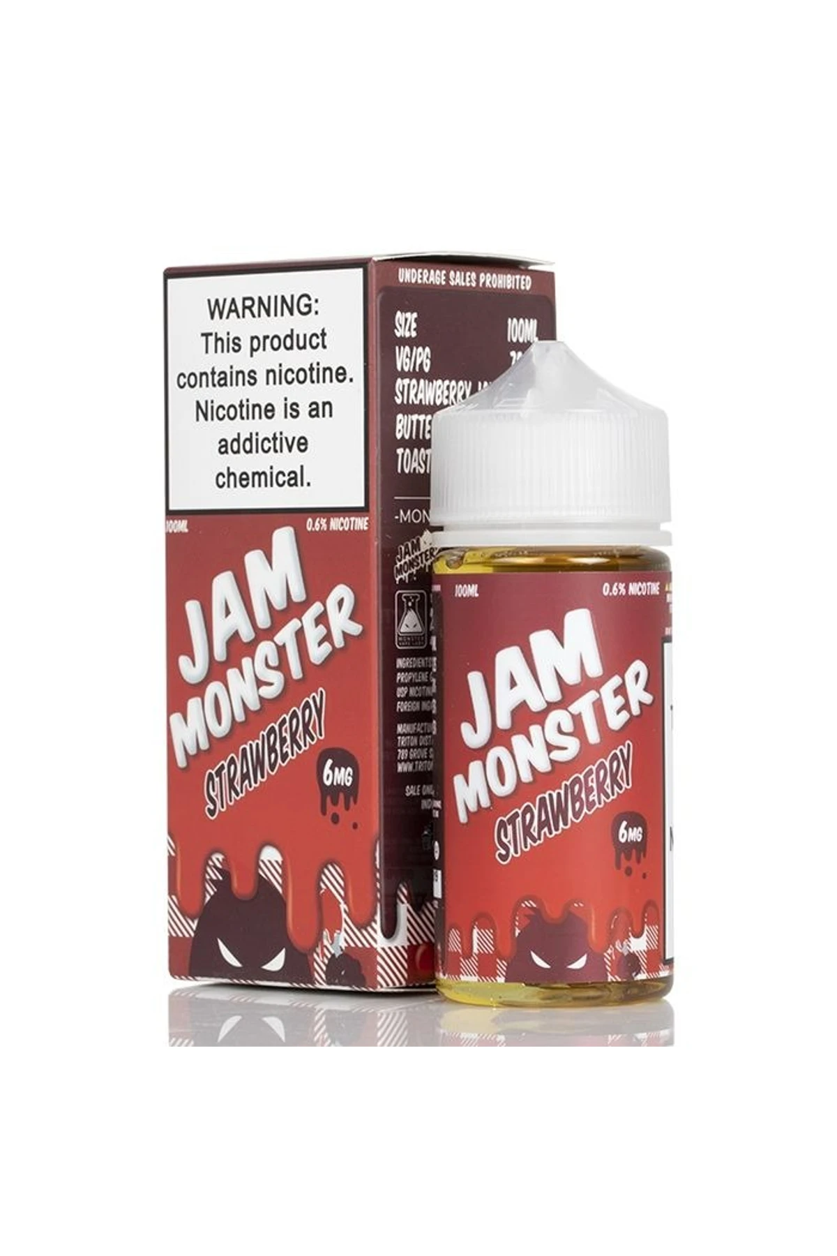 Jam Monster - Strawberry 100ML (Çilek Reçel)