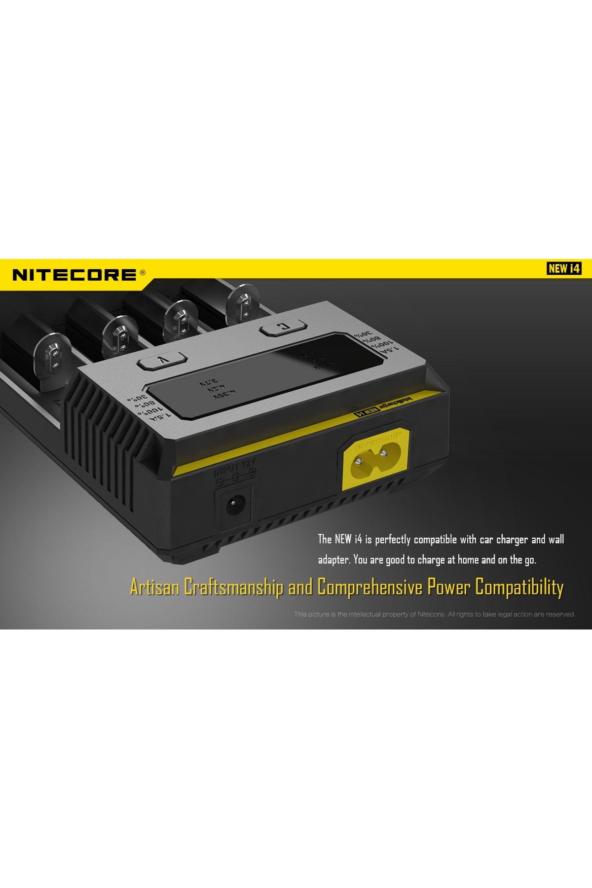 Nitecore Intellicharger New i4 Li-ion 18650 Pil Şarj Aleti