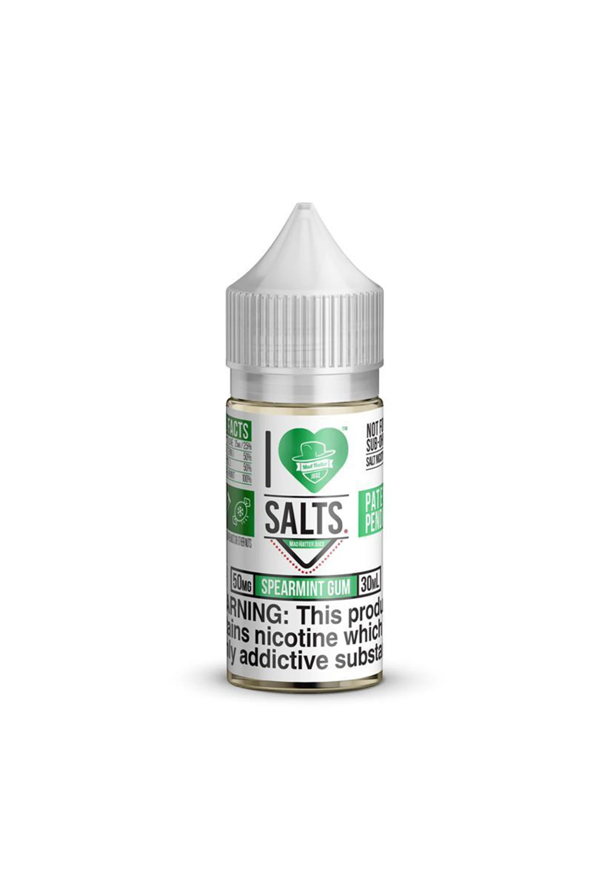 I Love Salts - Spearmint Gum (30ML) Salt Likit