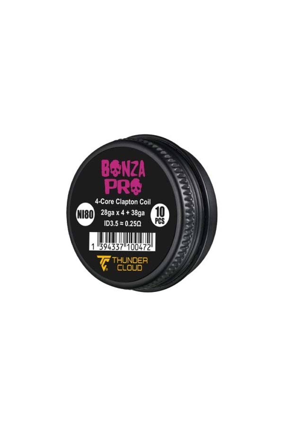 Thunder Cloud Bonza Pro Fused Clapton Ni80 (10 Adet Hazır Tel)