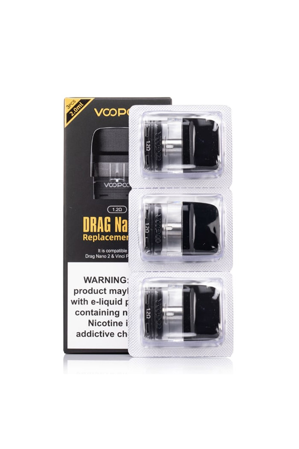 Voopoo Drag Nano 2 Yedek Kartuş (3 Adet)