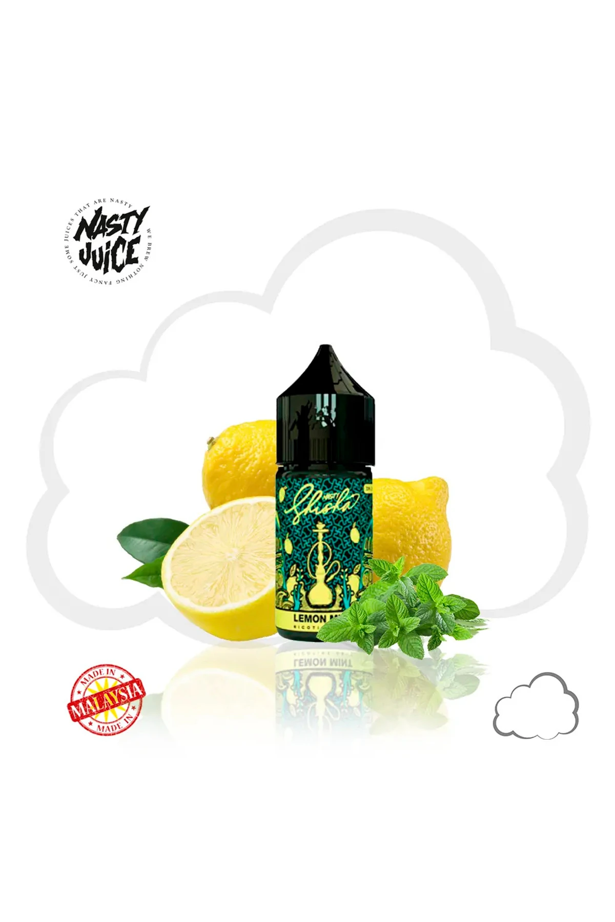 Nasty Salt Shisha Series - Lemon Mint (30ML)