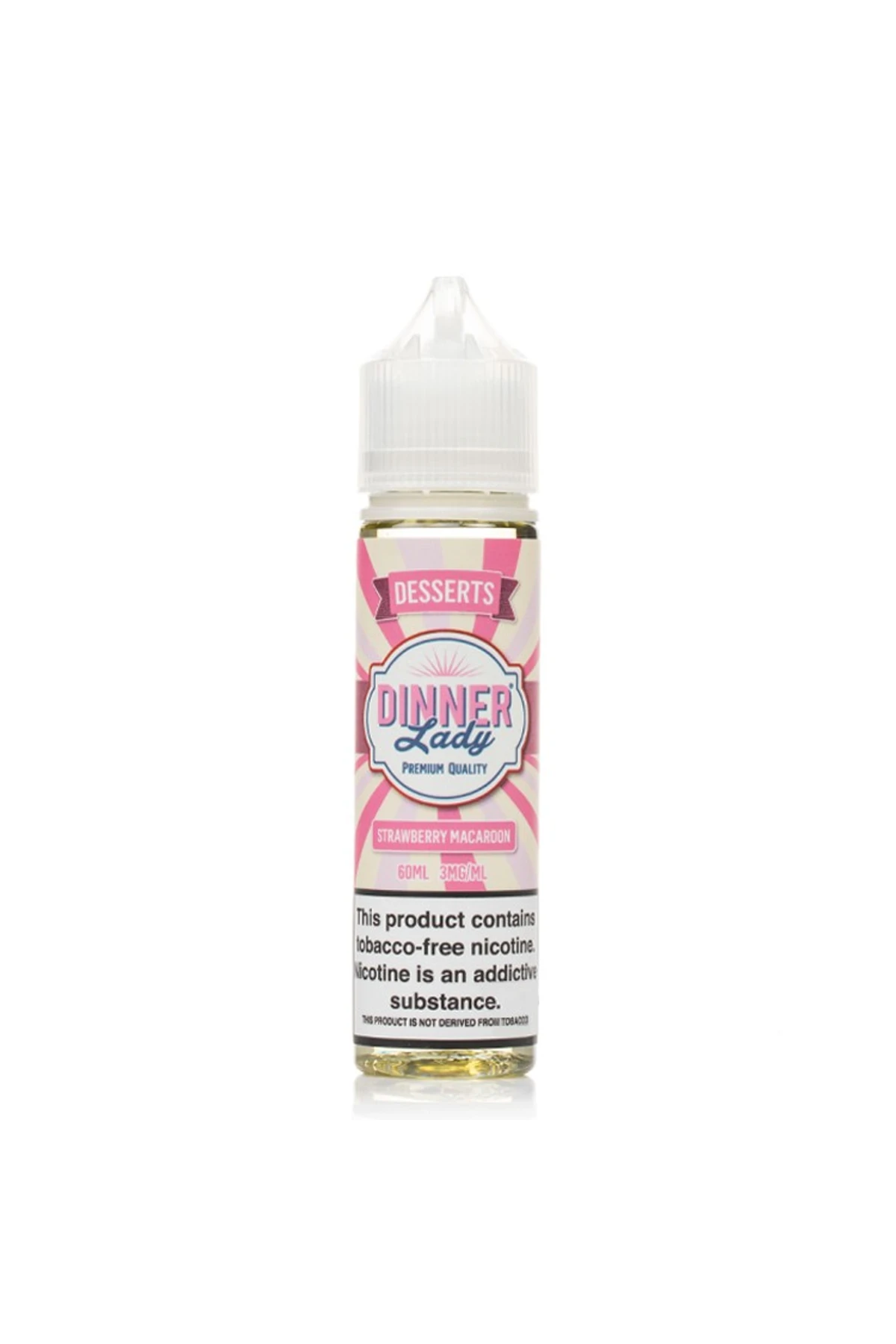 Dinner Lady - Strawberry Macaroon (60 ML) E-Likit