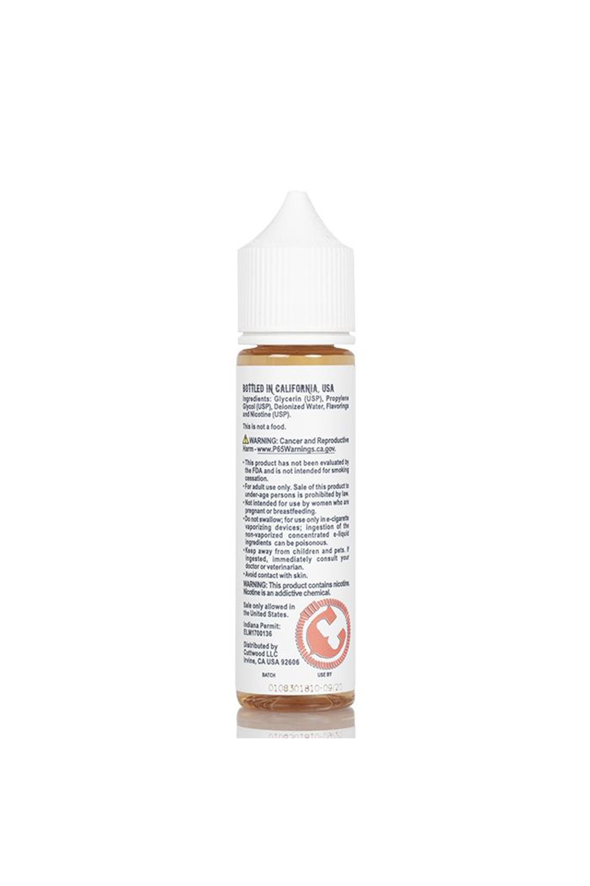 CuttWood Outrage Orange 60ML