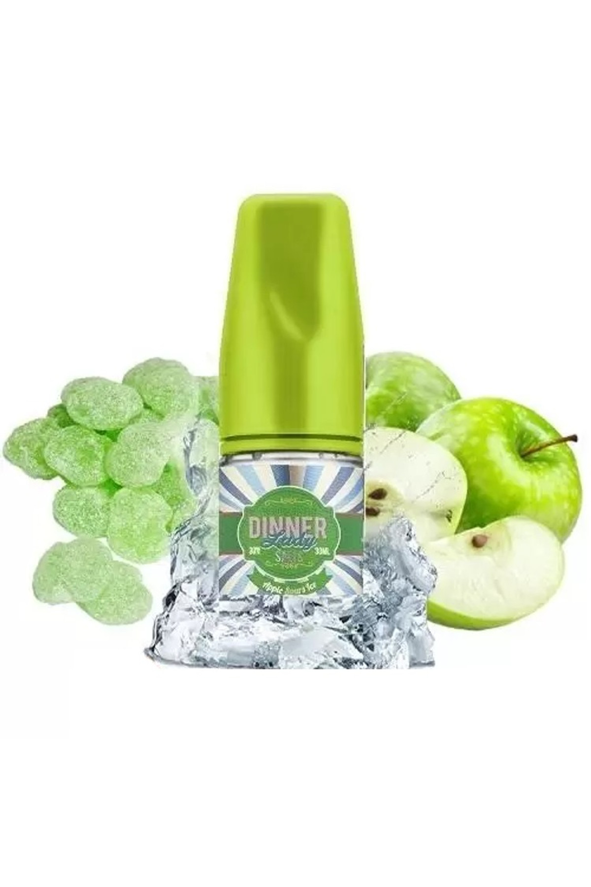 Dinner Lady - Apple Sours ICE Salt Likit (30ML)