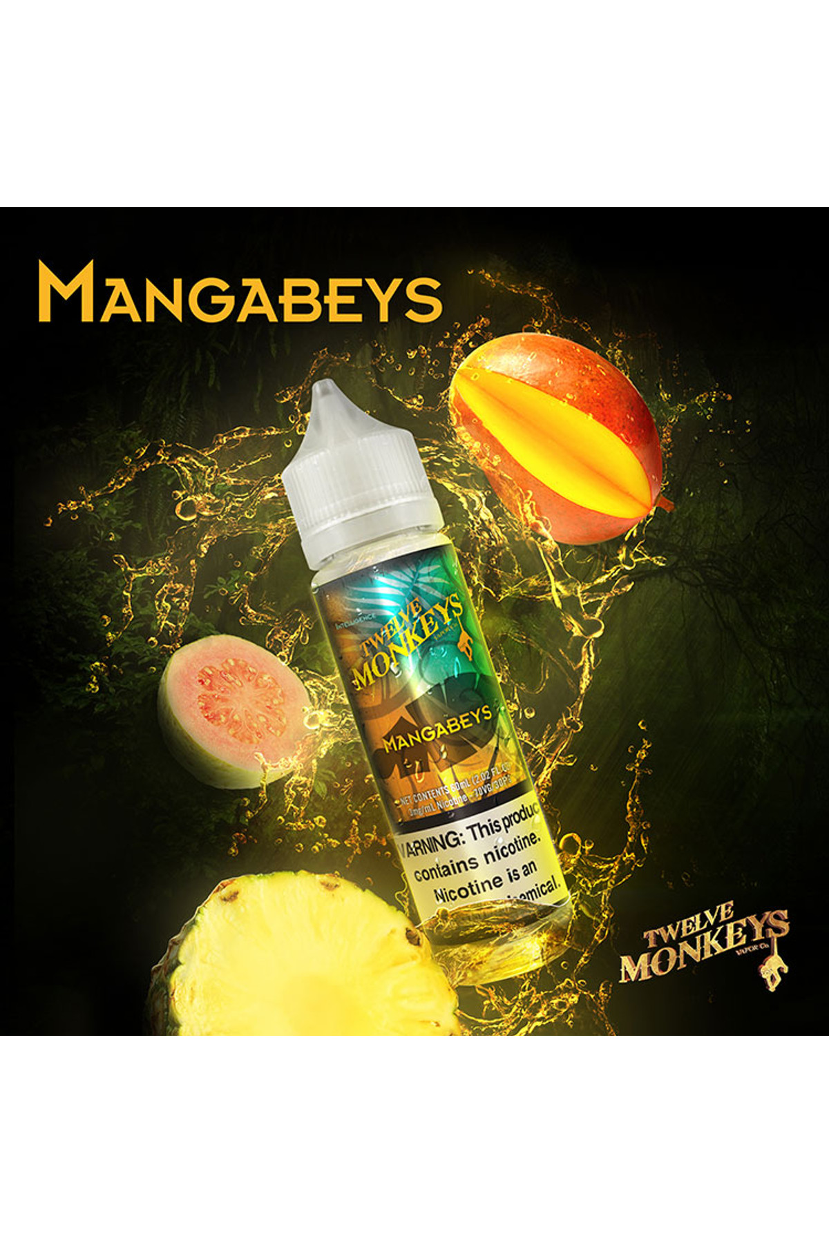 Twelve Monkeys Vapor - Mangabeys (60ML)