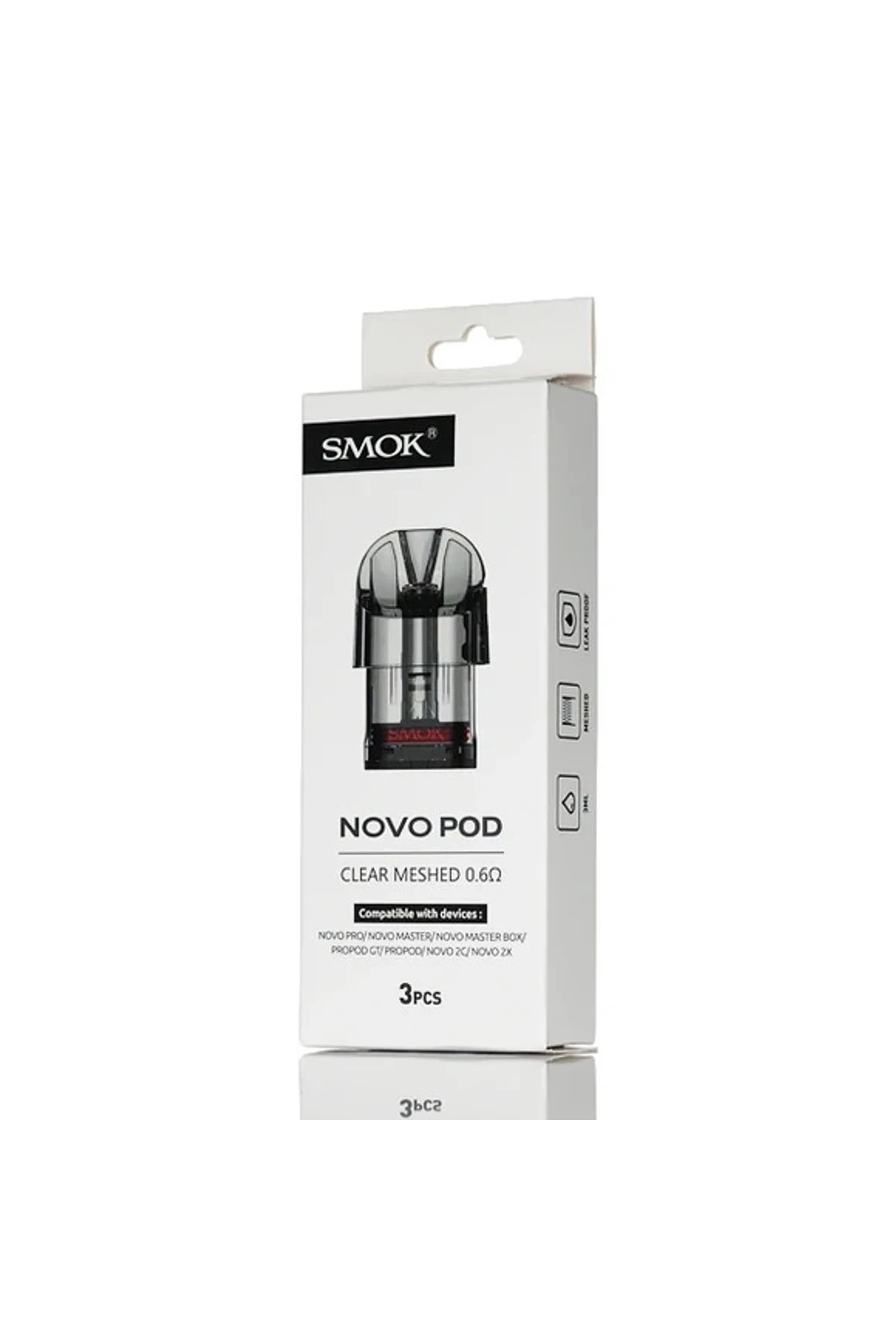 Smok Novo Pod Clear - Novo Kartuş (3 Adet)