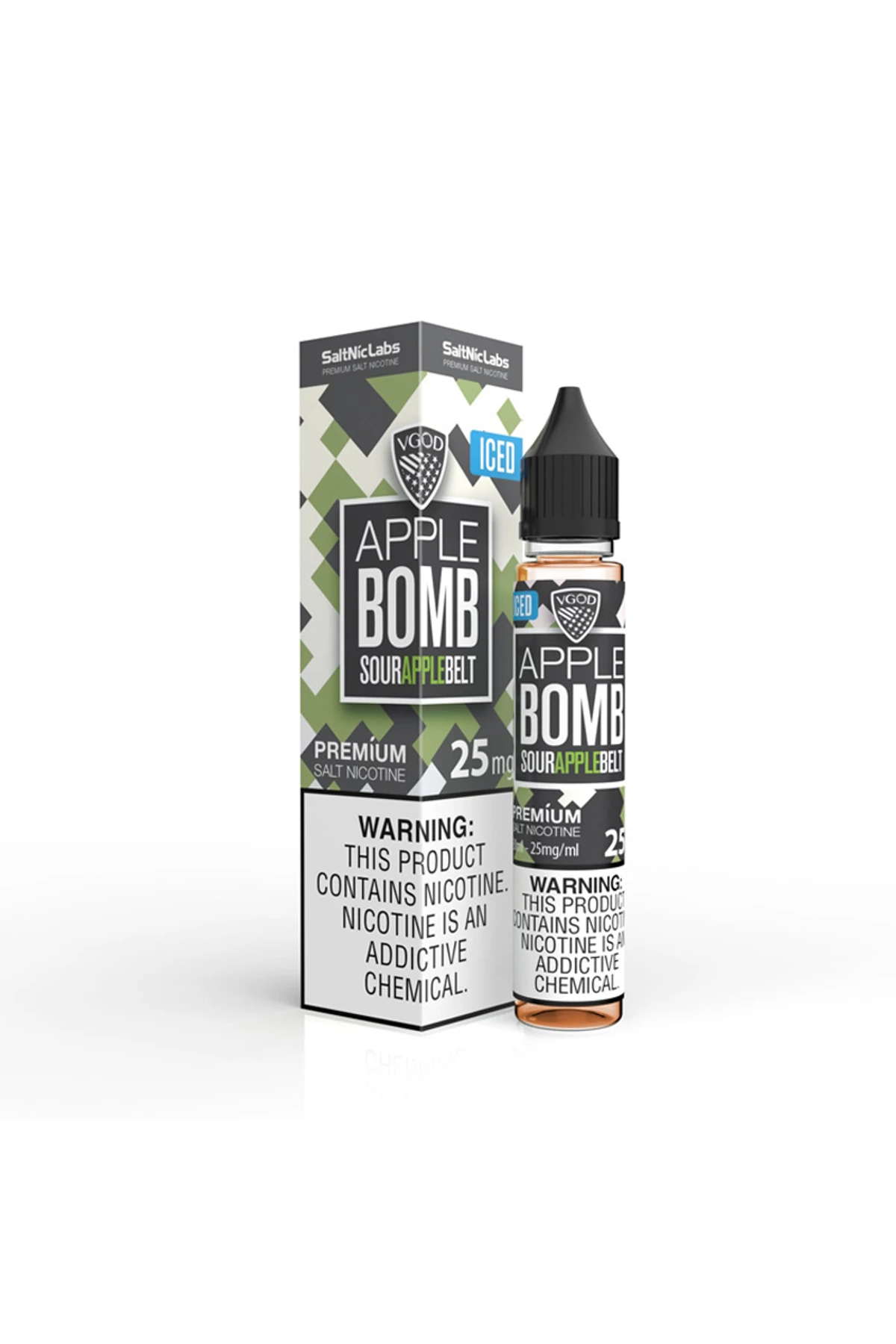 VGOD SaltNic - Apple Bomb ICED Salt Likit (30ML)