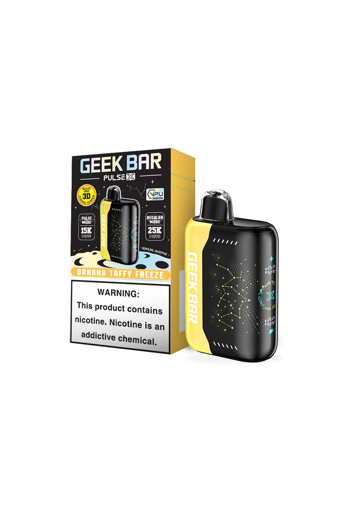GeekBar Pulse X 25000 - Banana Taffy Freeze