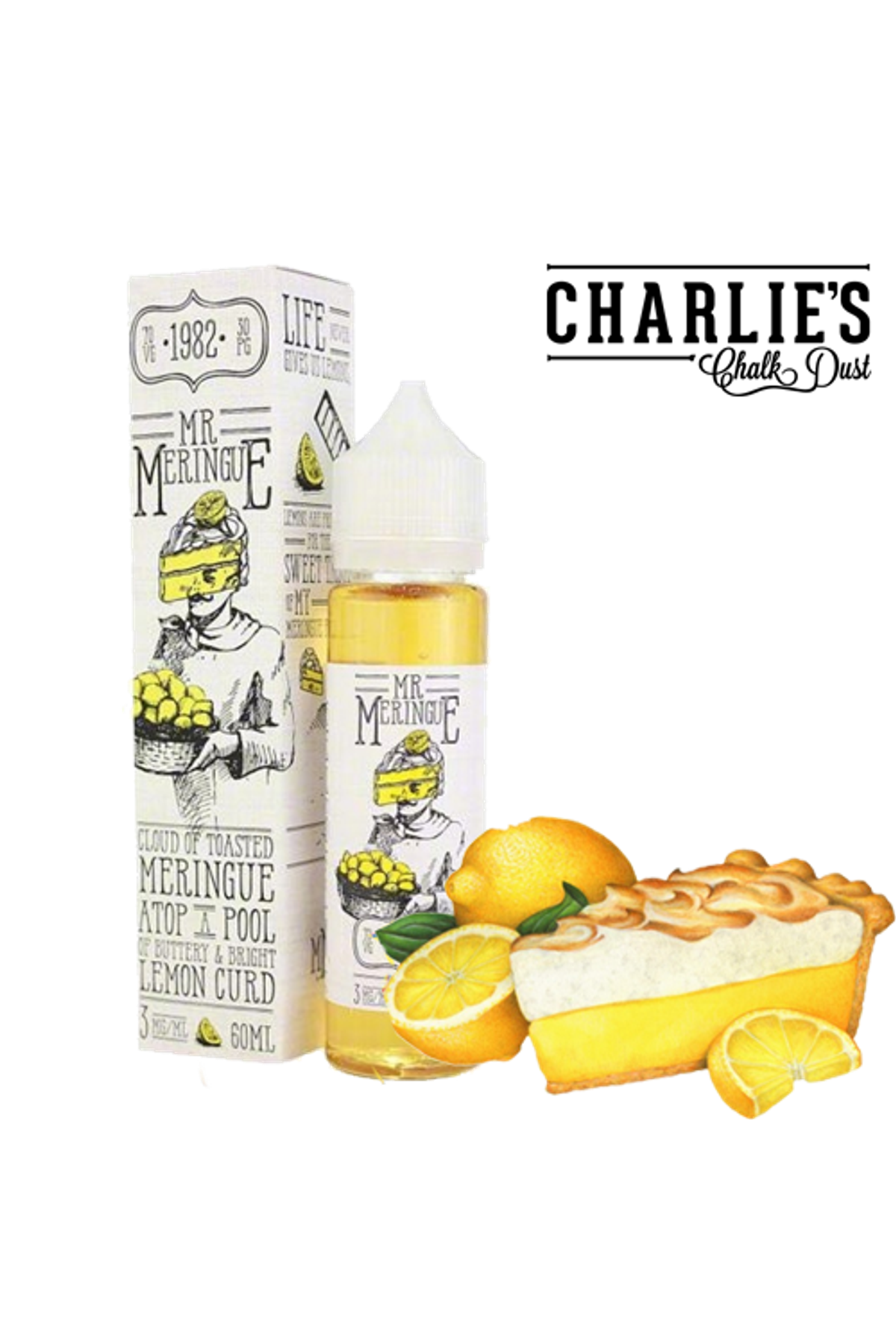 Charlie's Chalk Dust - Mr. Meringue Premium Elektronik Sigara Likiti (60 ML)