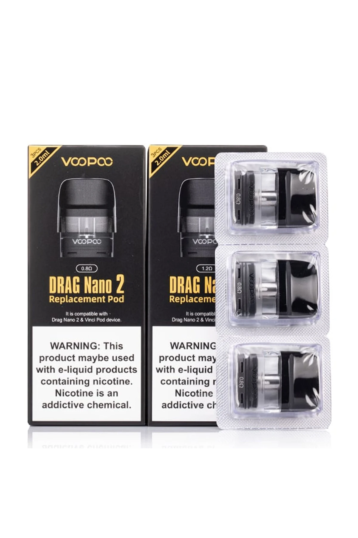 Voopoo Drag Nano 2 Yedek Kartuş (3 Adet)