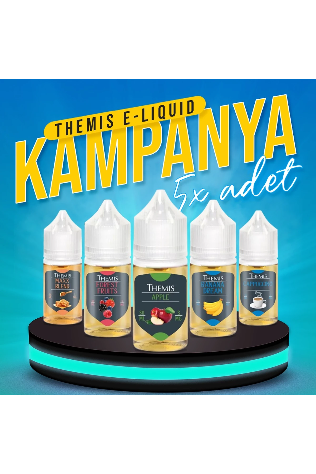5 Adet Themis 30ML E-Likit Kampanyası