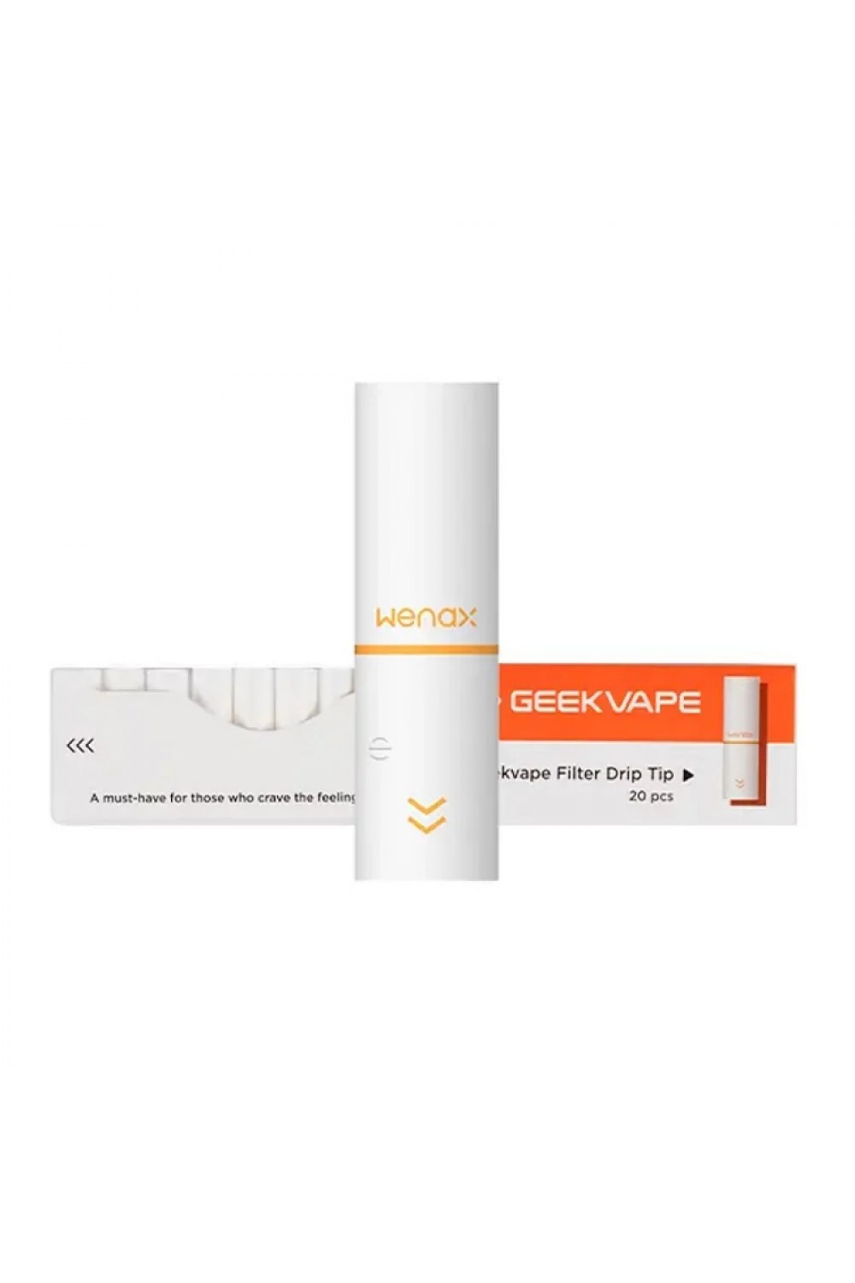 GeekVape Wenax M1 Filtreli Drip Tip (20 Adet Filtreli Ağızlık)