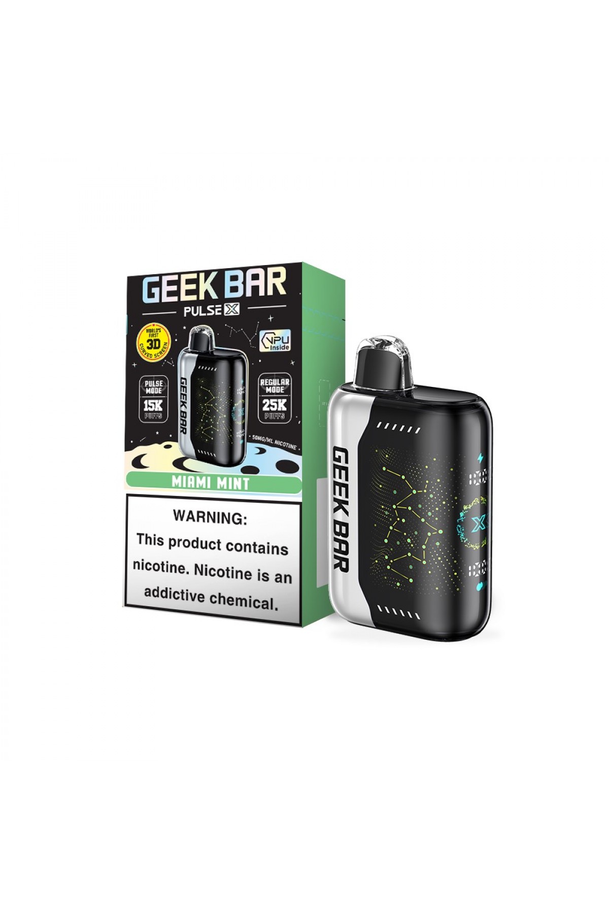 GeekBar Pulse X 25000 - Miami Mint GeekBar Pulse X 25000 - Miami Mint