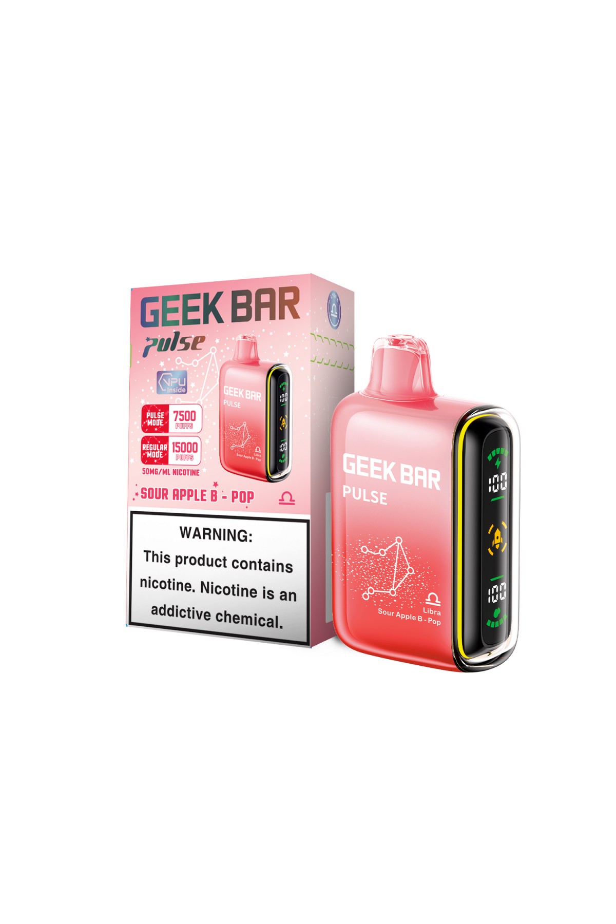 GeekBar Pulse 15000 - Sour Apple B-POP GeekBar Pulse 15000 - Sour Apple B-POP