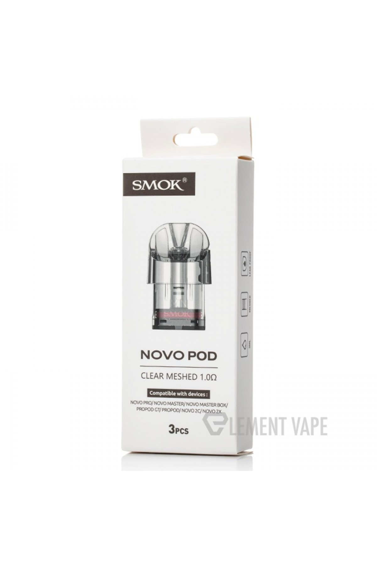 Smok Novo Pod Clear - Novo Kartuş 2ML (3 Adet)
