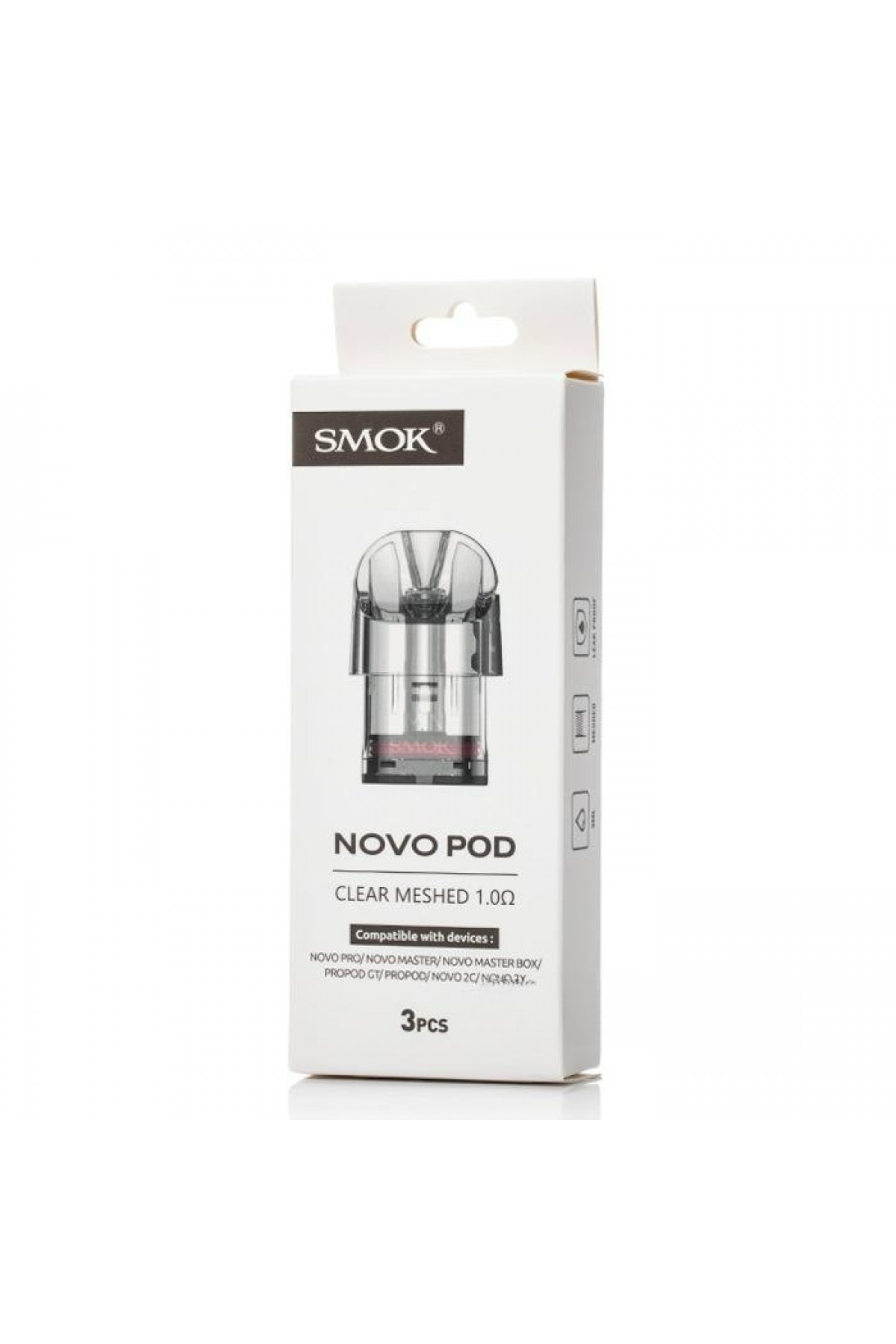 Smok Novo Pod Clear - Novo Kartuş 3ML (3 Adet)