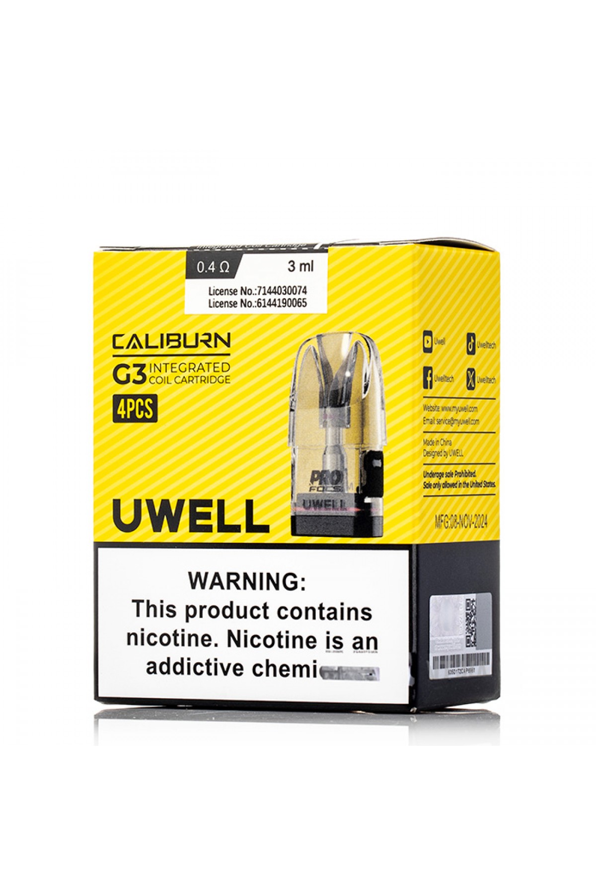 Uwell Caliburn G3 Kartuş Uwell Caliburn G3 Kartuş