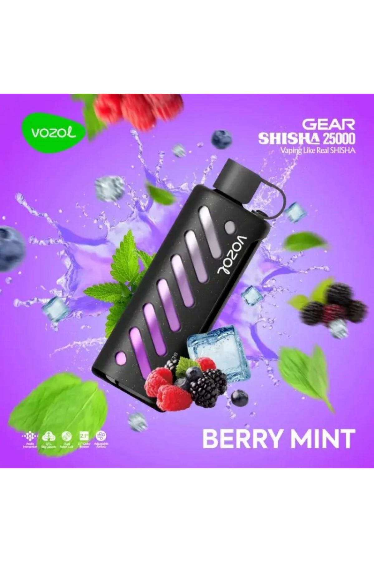 VOZOL GEAR Berry Mint 25000 VOZOL GEAR Berry Mint 25000