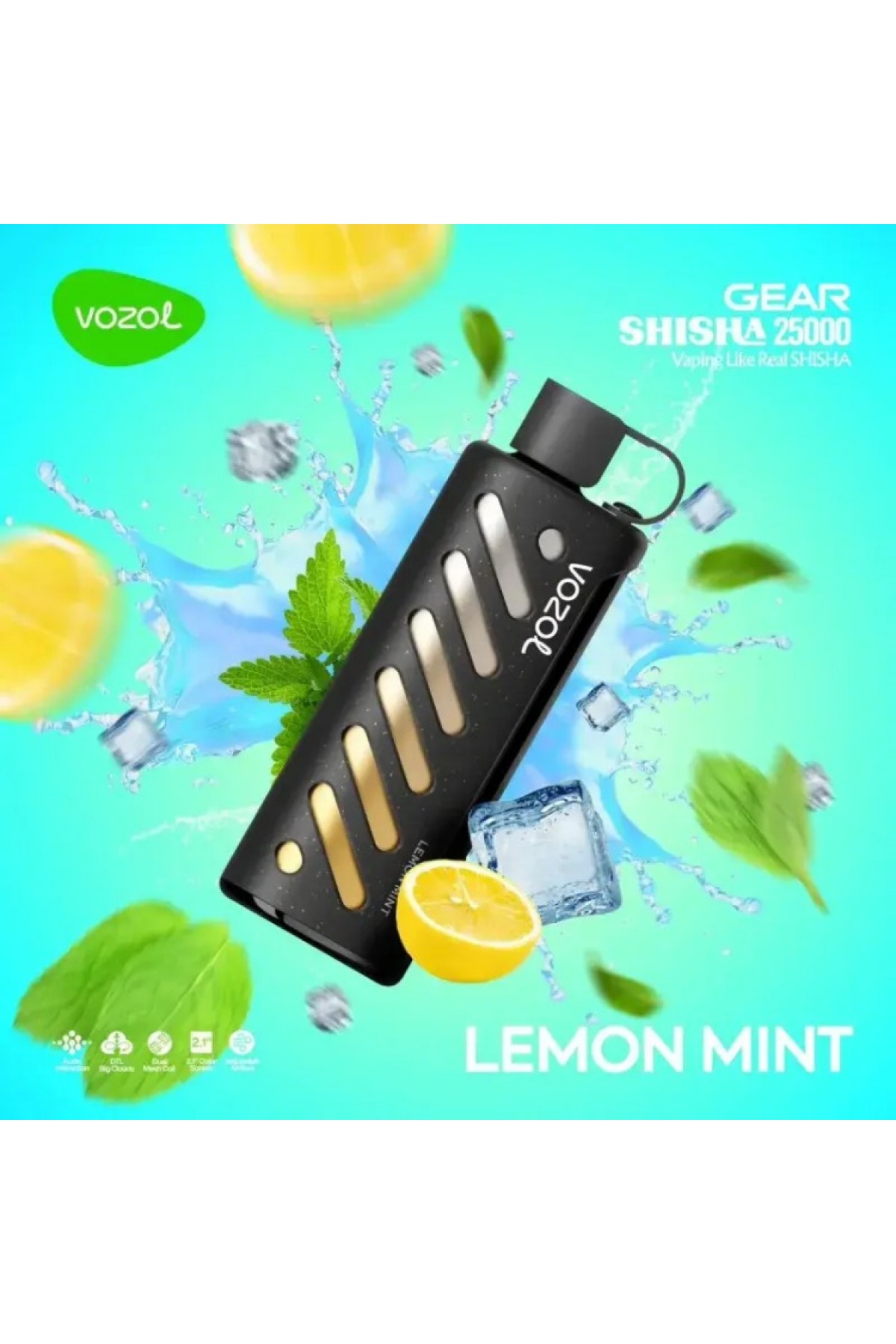 VOZOL GEAR Lemon Mint 25000 VOZOL GEAR Lemon Mint 25000