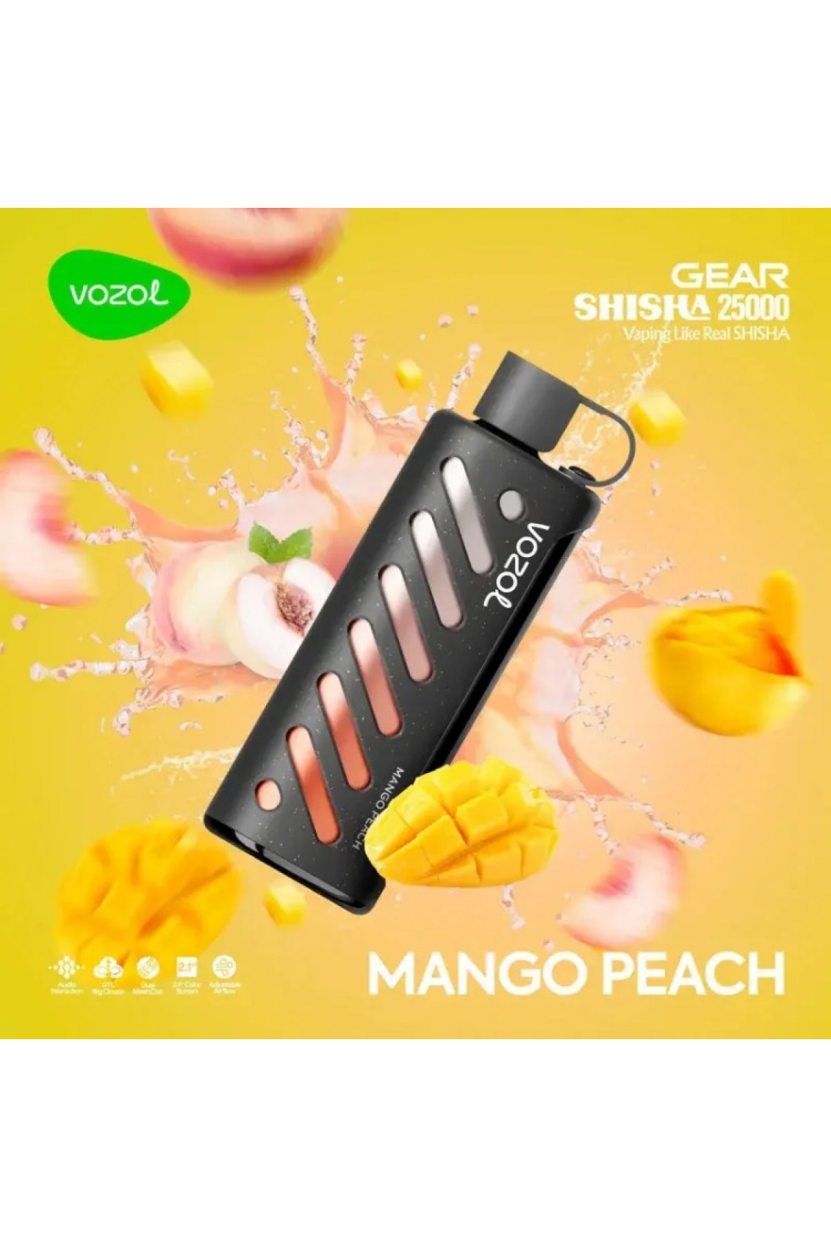 VOZOL GEAR Mango Peach 25000 VOZOL GEAR Mango Peach 25000