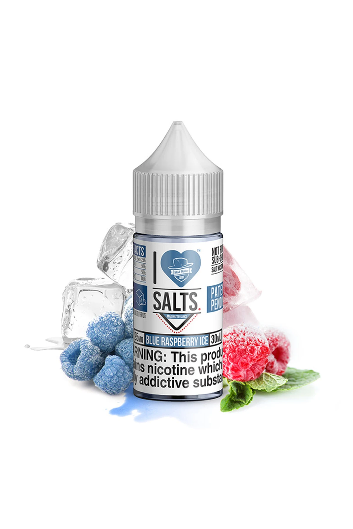I Love Salts - Blue Raspberry ICE (30ML) Salt Likit