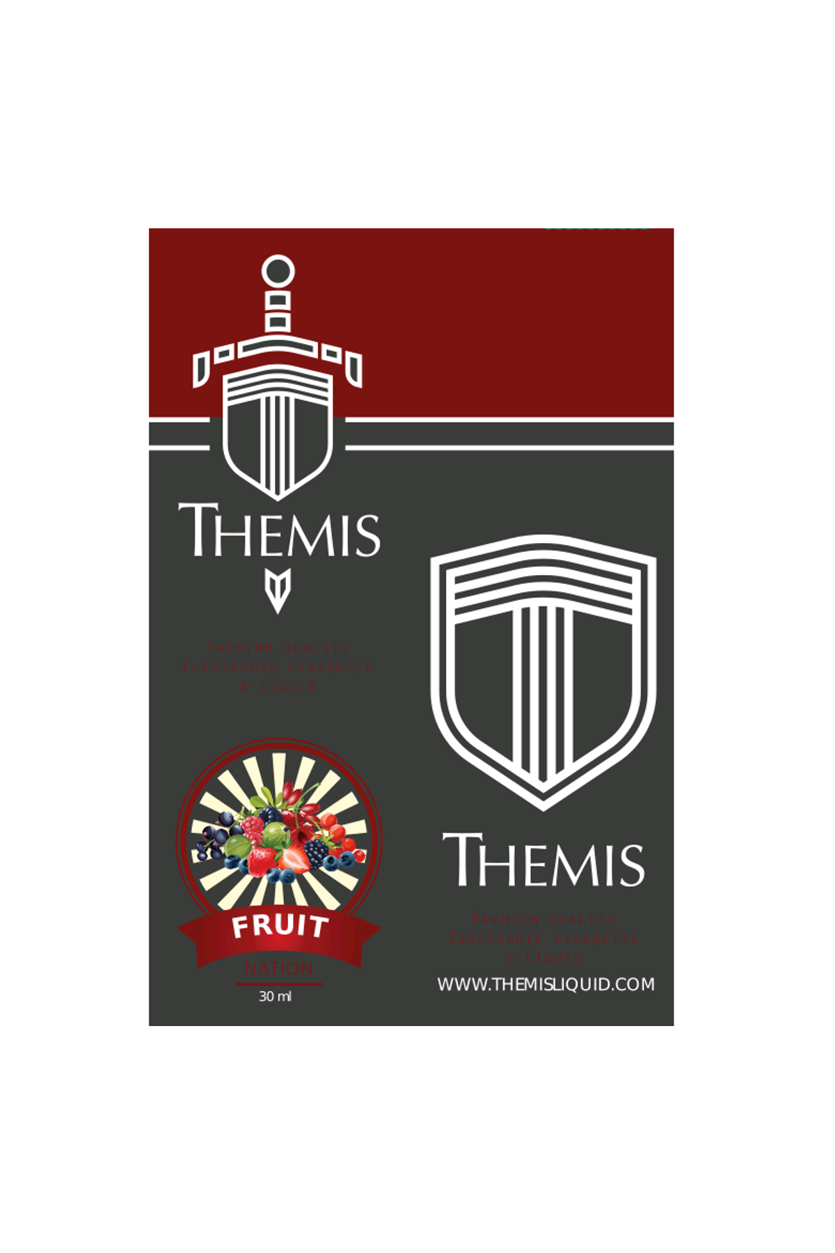 Themis Premium e-Liquid - Fruit Nation Elektronik Sigara Likiti (30 ml)