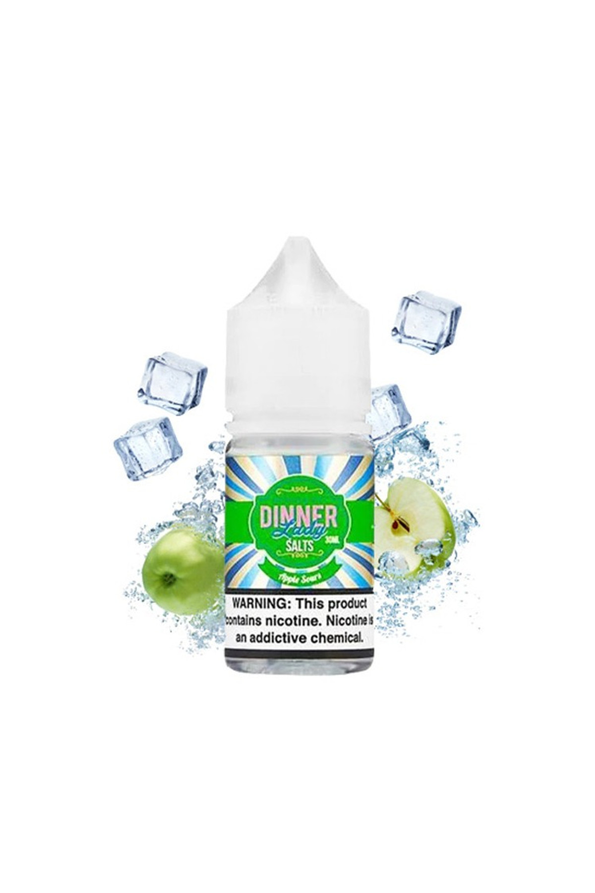 Dinner Lady - Apple Sours ICE Salt Likit (30ML)