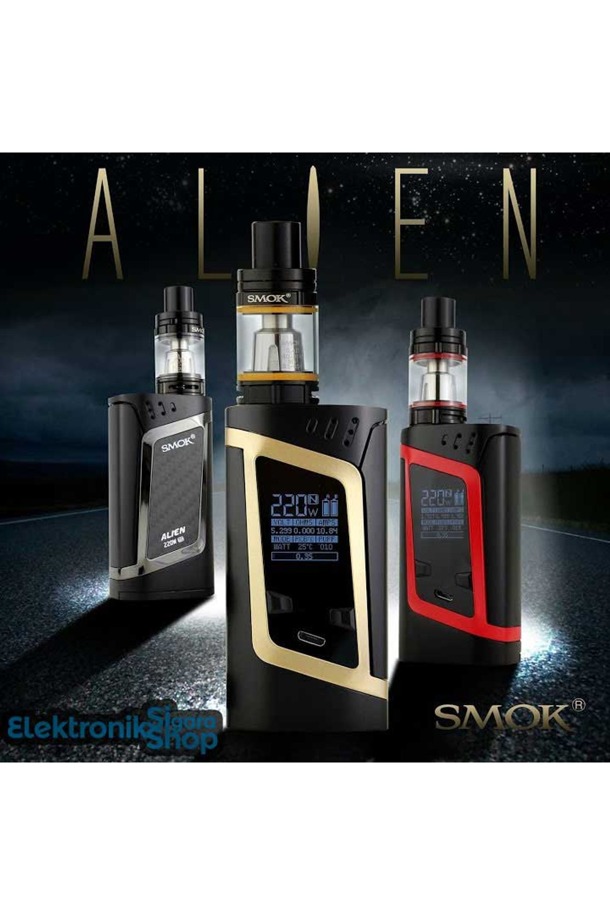 Smok Alien Kit 220W Elektronik Sigara