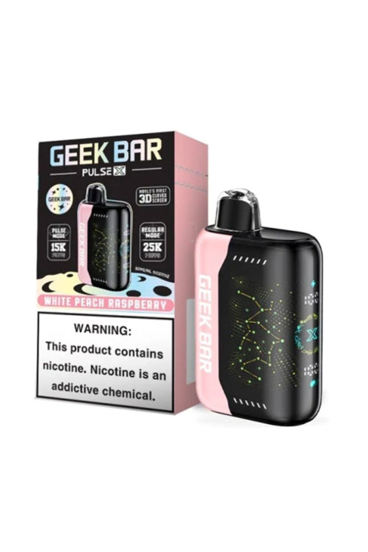 Geek Bar Pulse X 25000 - White Peach Raspberry