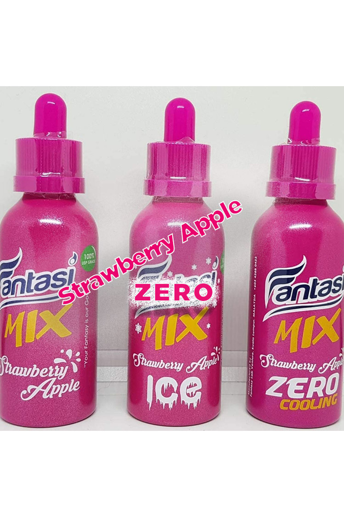 Fantasi Strawberry Apple Zero (65ML) Likit