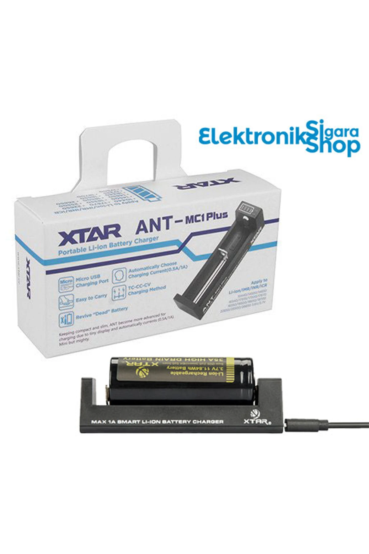 Xtar MC1 Plus 18650 Pil Şarj Cihazı