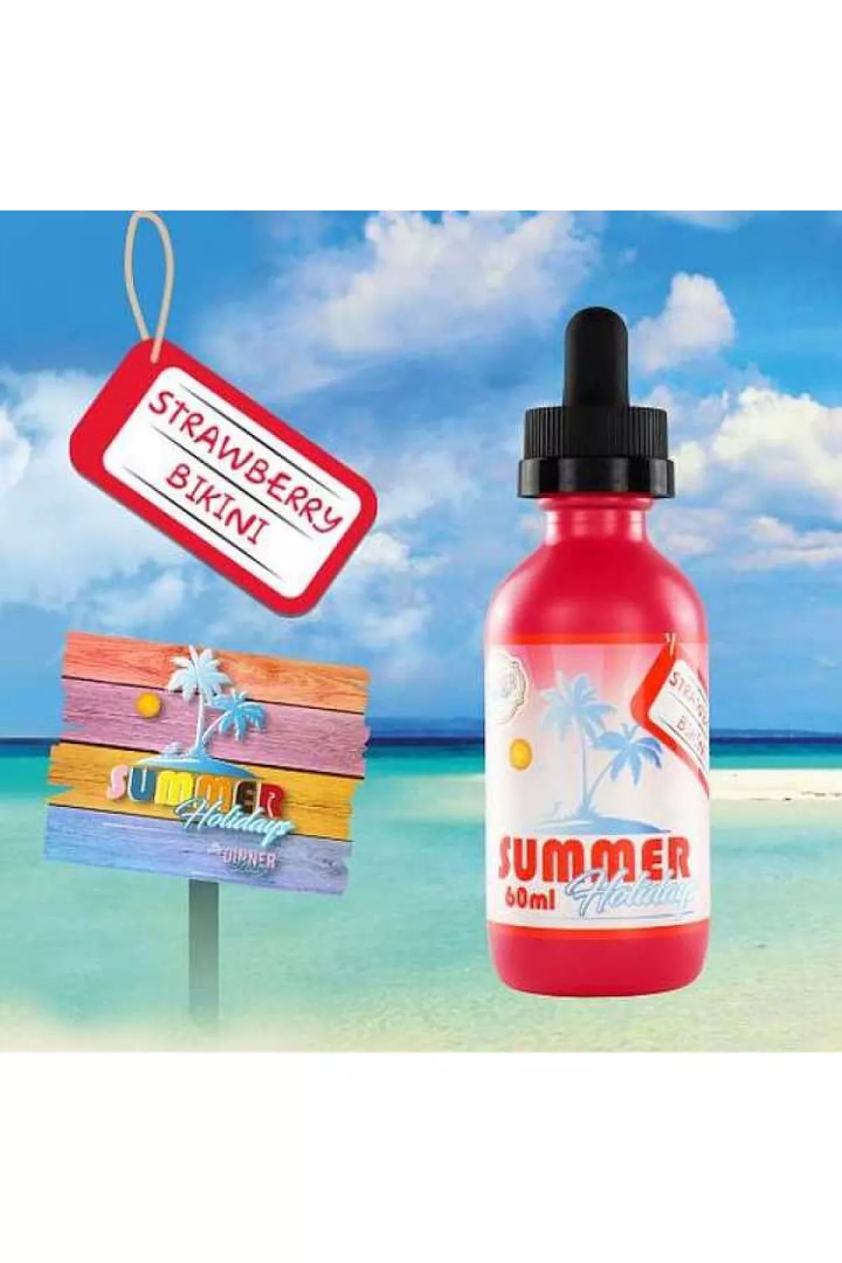 Dinner Lady - Strawberry Bikini Elektronik Sigara Likiti (60 ML)