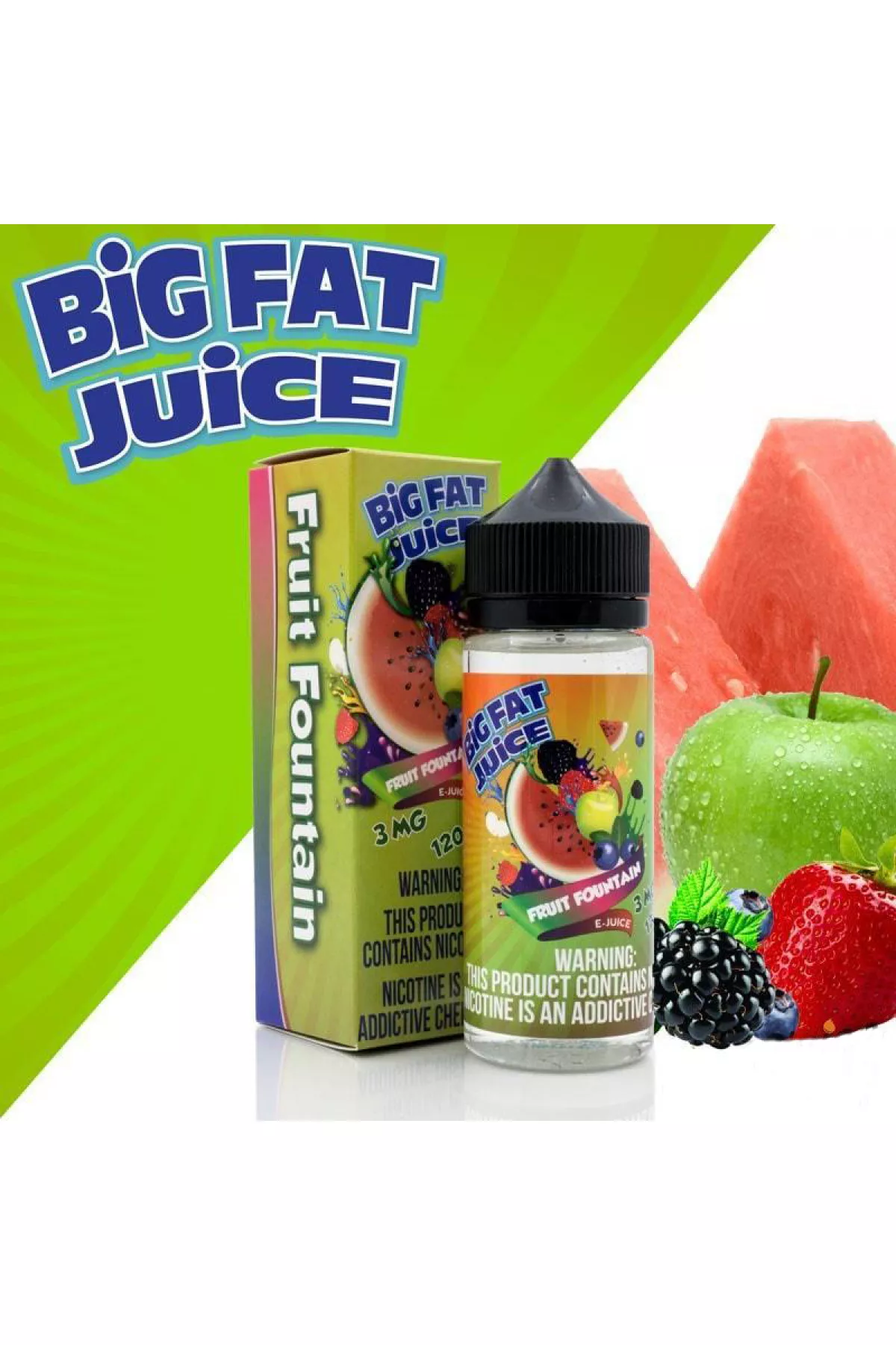 Big Fat Juice Fruit Fountain Premium Likit 120ml
