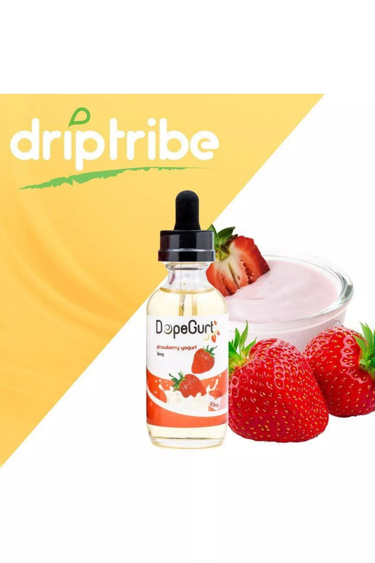 Dopegurt Strawberry Yogurt Premium Likit 60ml Dopegurt Strawberry Yogurt Premium Likit 60ml