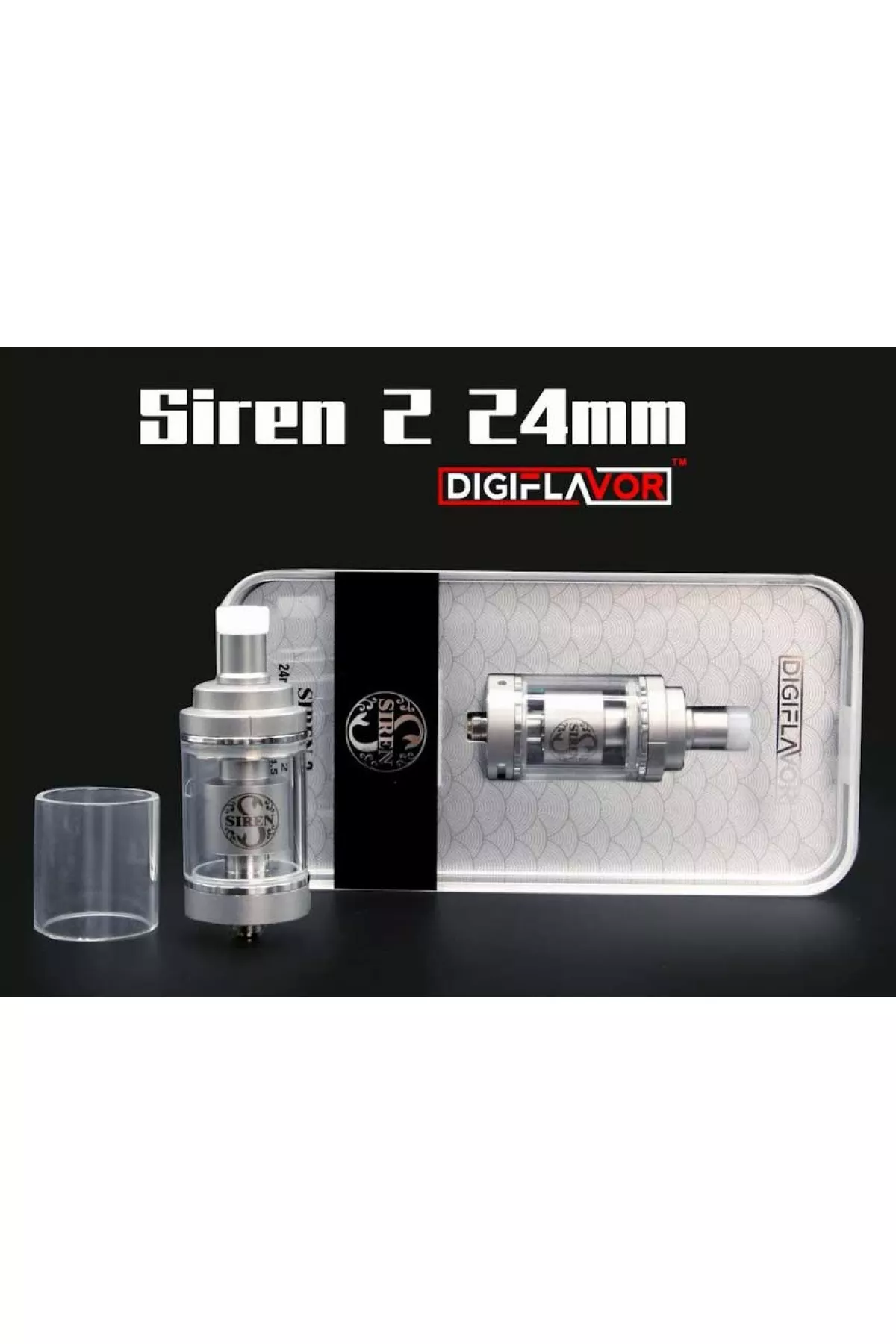 Digiflavor Siren V2 24 MTL GTA Atomizer Tank Digiflavor Siren V2 24 MTL GTA Atomizer Tank