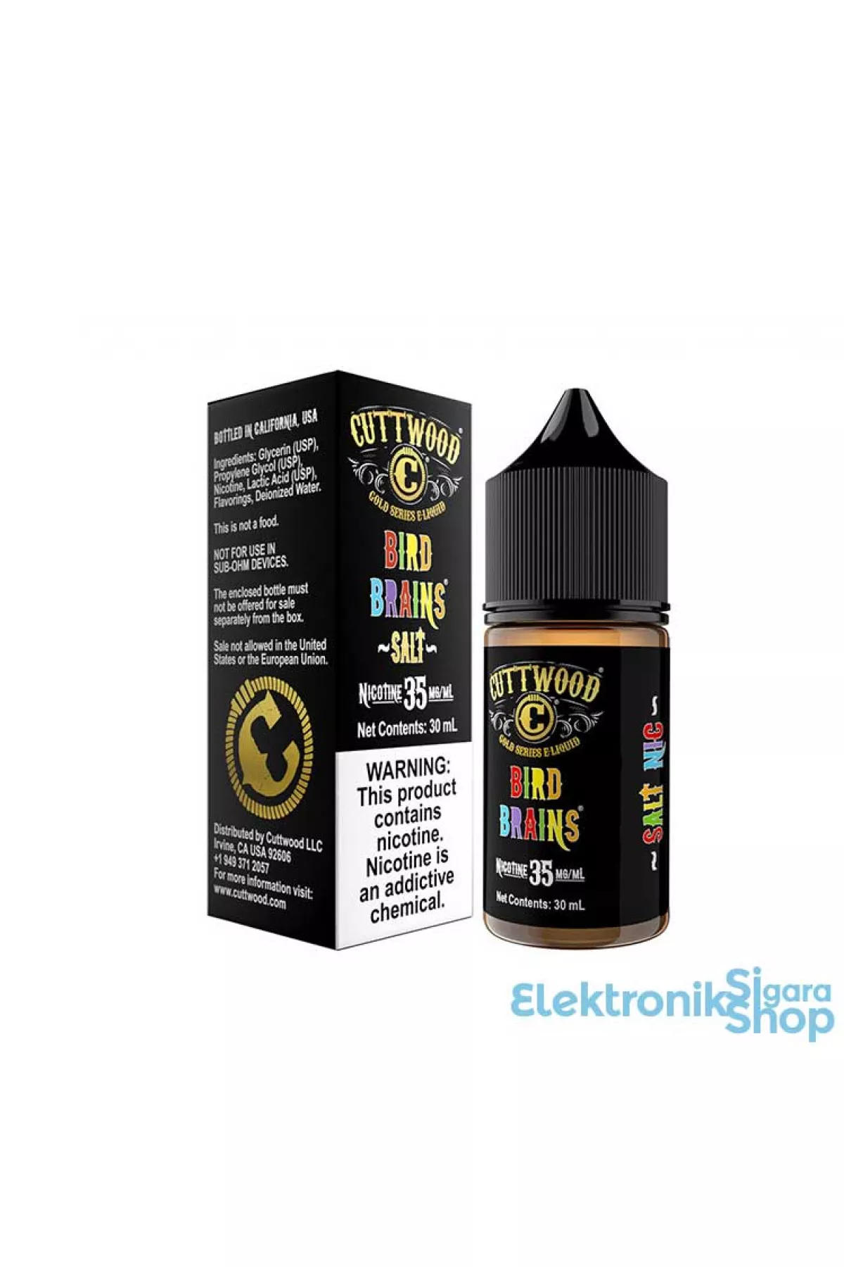 CuttWood - Bird Brains Salt Likit (30ML) CuttWood - Bird Brains Salt Likit (30ML)