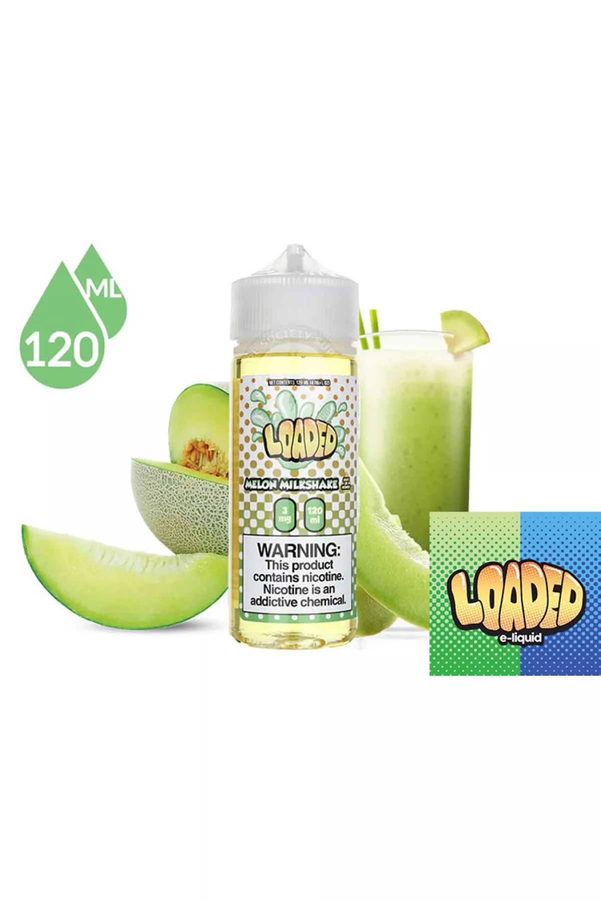 LOADED - Melon MilkShake (120ML)