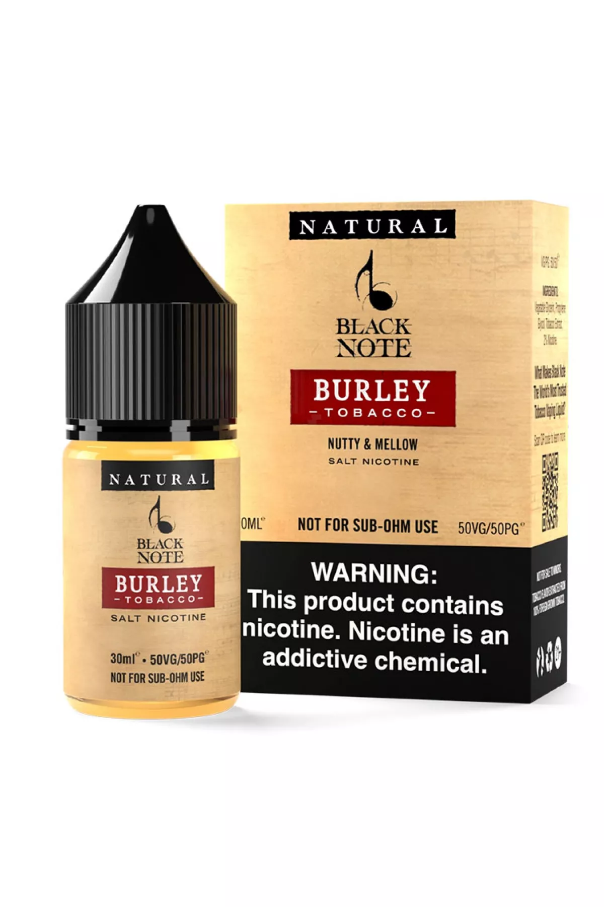 Black Note - Burley Tobacco Salt 30ML Black Note - Burley Tobacco Salt 30ML