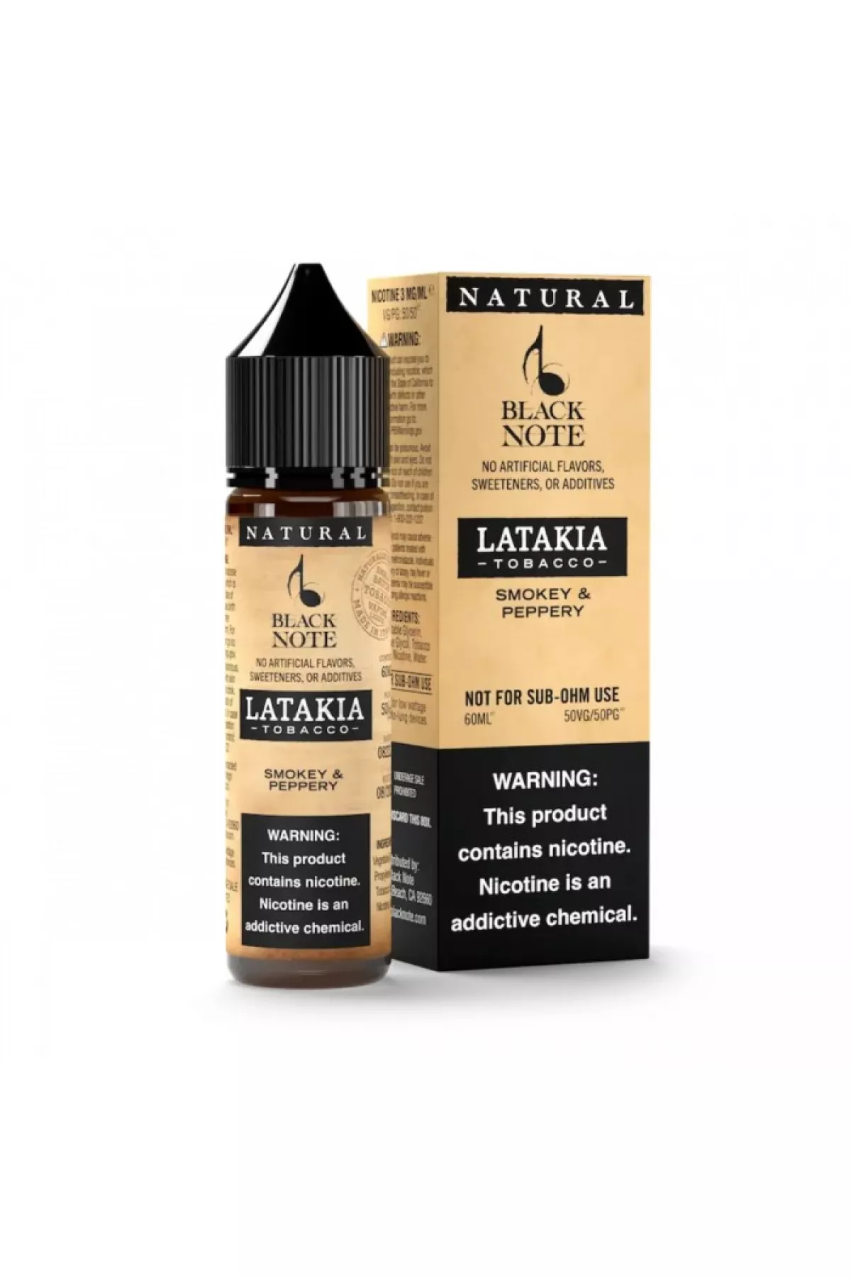 Black Note - Latakia Tobacco 60ML Black Note - Latakia Tobacco 60ML
