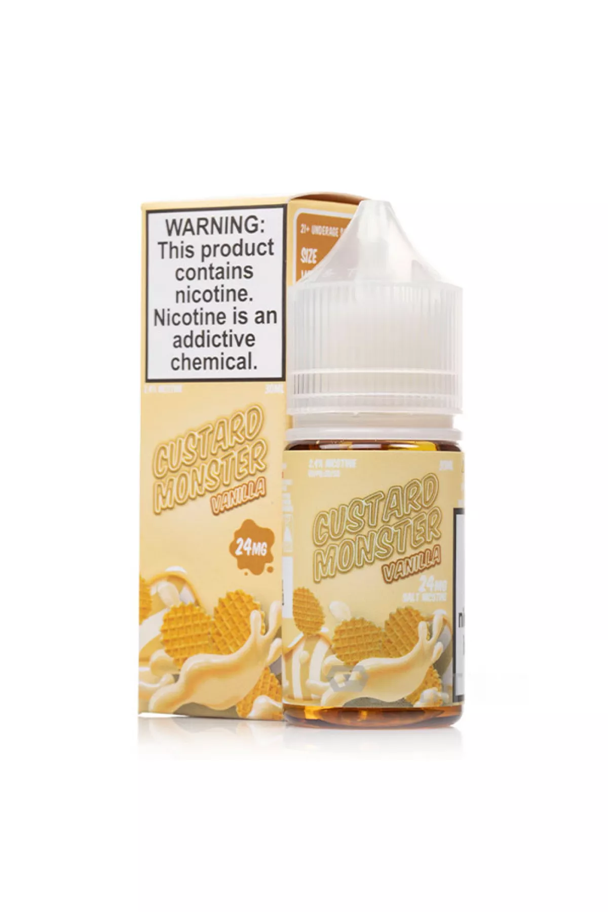 Jam Monster - Custard Monster Vanilla Salt 30ML (Vanilyalı Muhallebi)