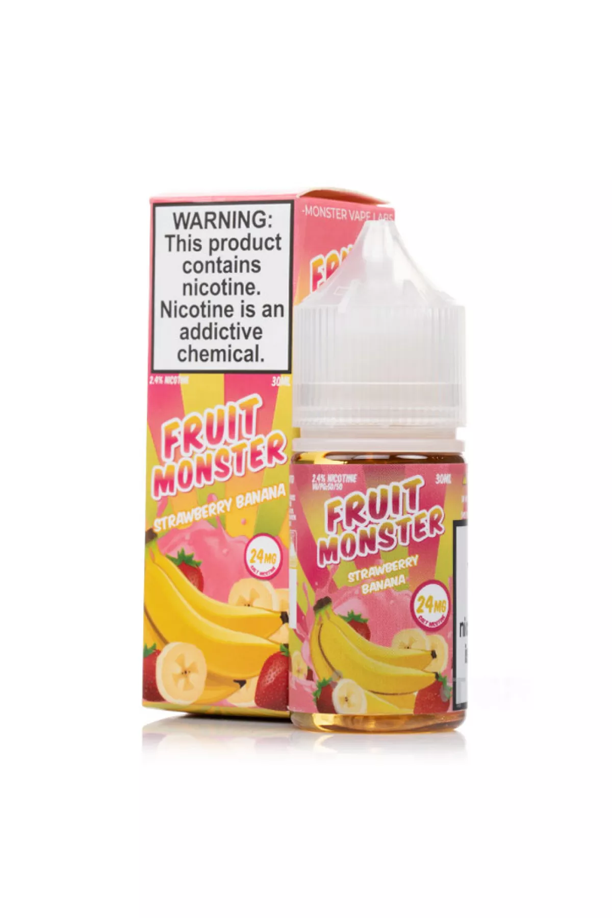 Jam Monster - Fruit Monster Strawberry Banana Salt 30ML Jam Monster - Fruit Monster Strawberry Banana Salt 30ML